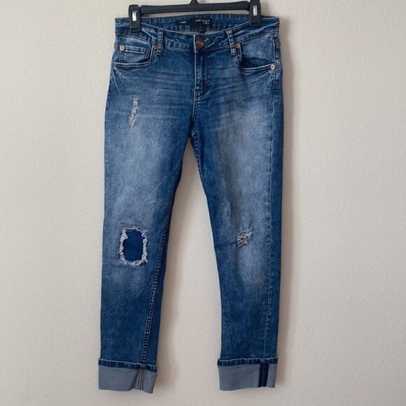 Underground Soul Boyfriend Distressed Jeans 3 - Picture 1 of 8